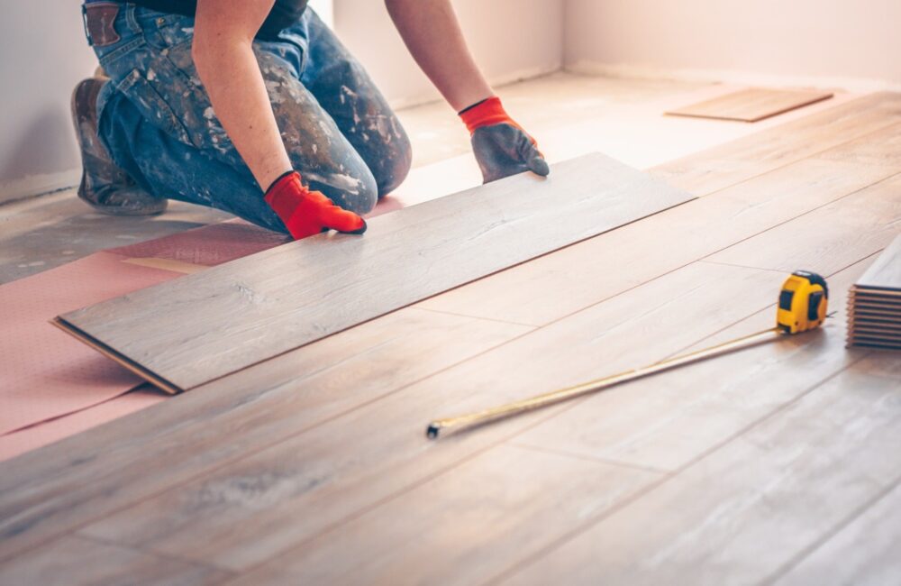 Installing-laminate-flooring